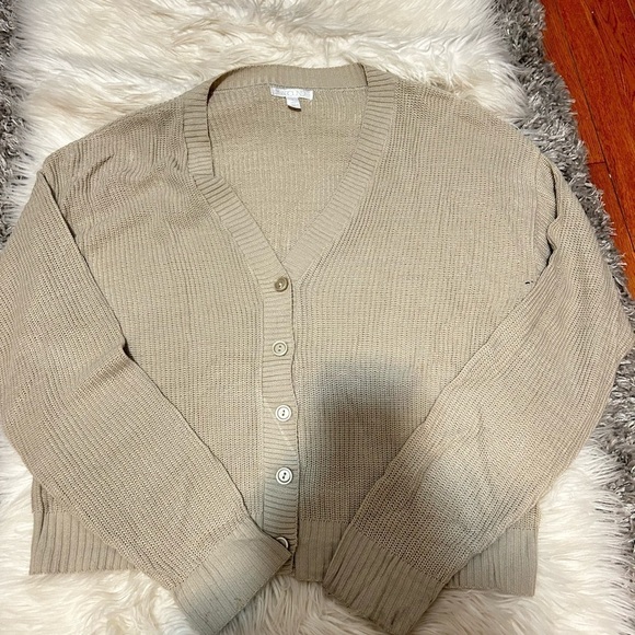 Abound Sweaters - Beige cardigan